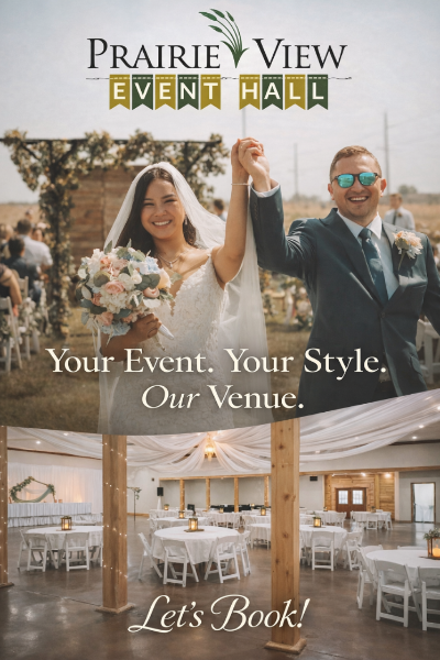 Prairie View Event Hall Your Event Your Style Our Venue