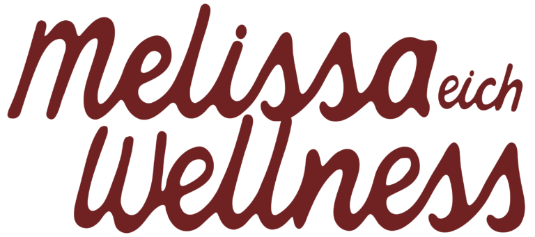 Melissa Eich Wellness Stacked Logo   crimson 768x341